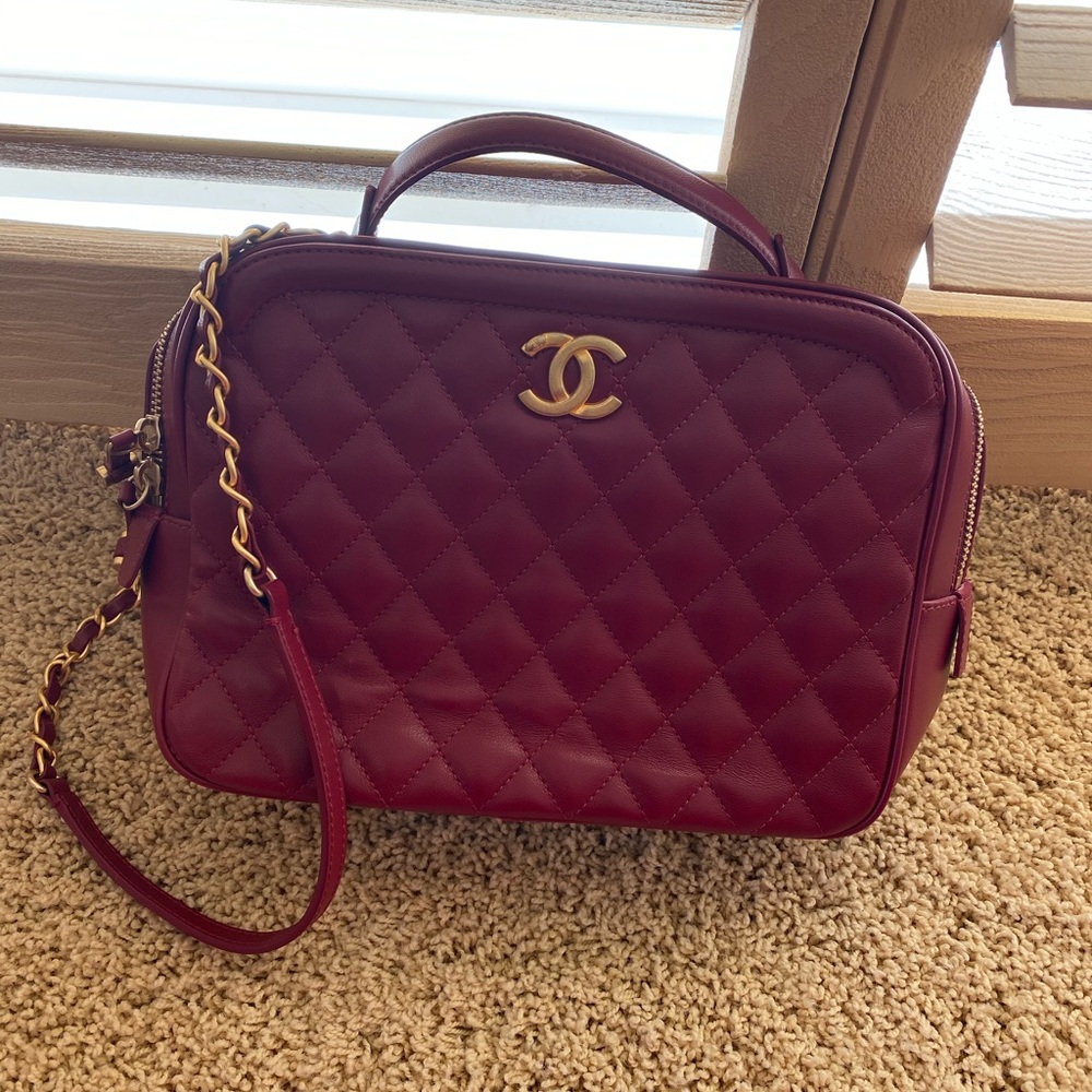Brand New Burgundy CHANEL Crossbody Bag